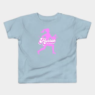 Hurrie Running Barbie Kids T-Shirt